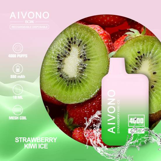 ストロベリーキウイアイス Aivono AIM BOXX 4000 0822229 | Aivono Vape Japan